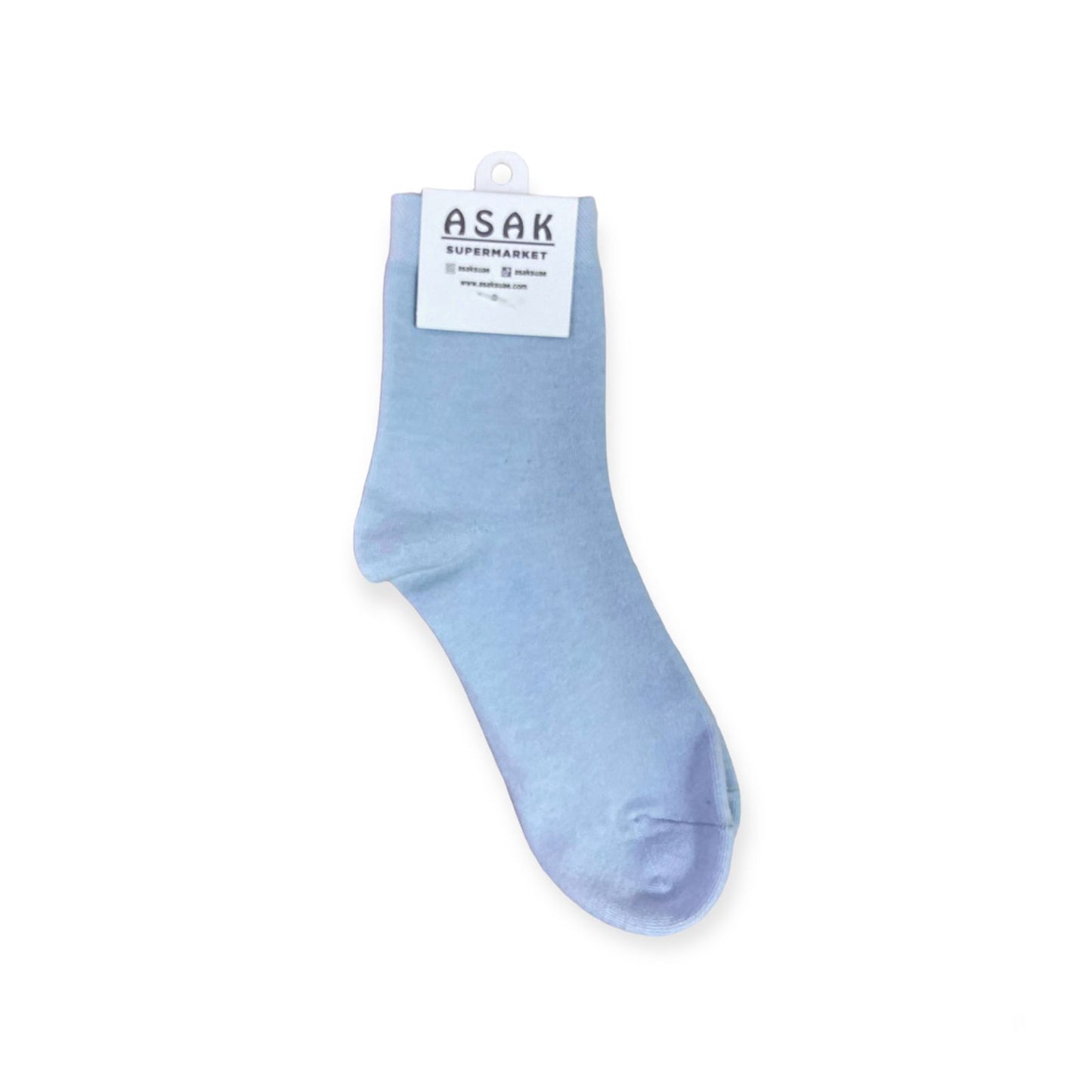 Plain Blue Socks