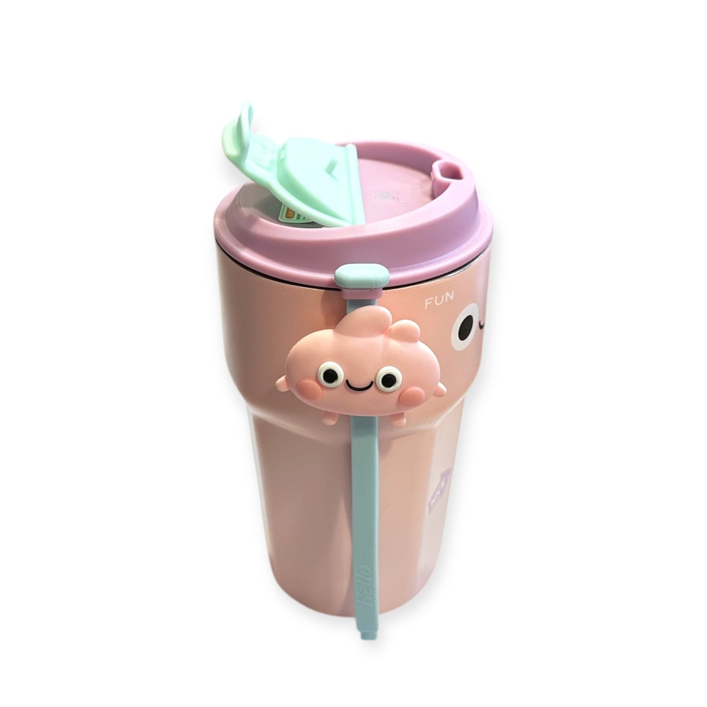 CUTE THERMAL THUMBLER- PINK