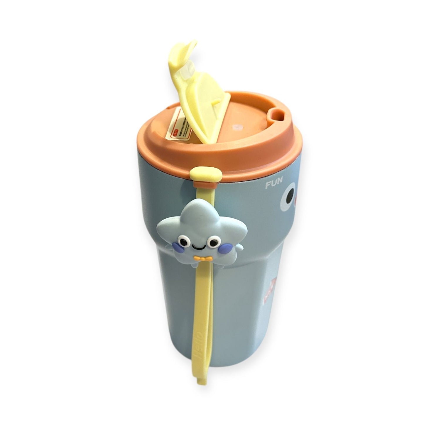 CUTE THERMAL THUMBLER- BLUE