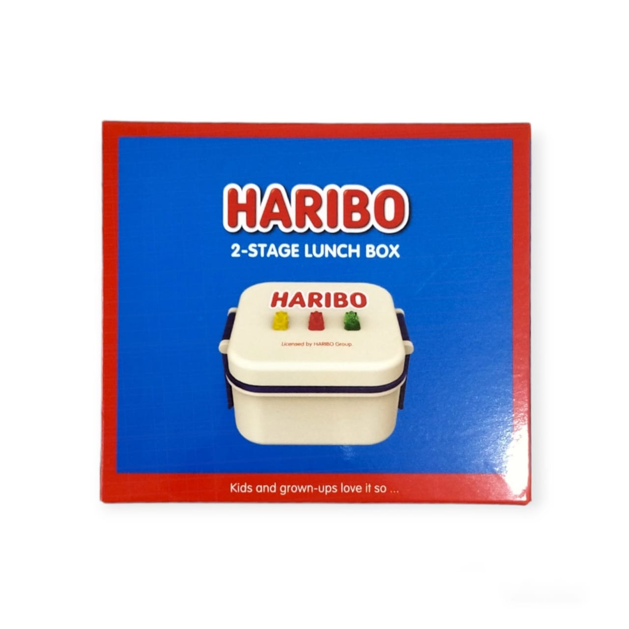 HARIBO Goldberen 2-tier Lunch Box (Blue)