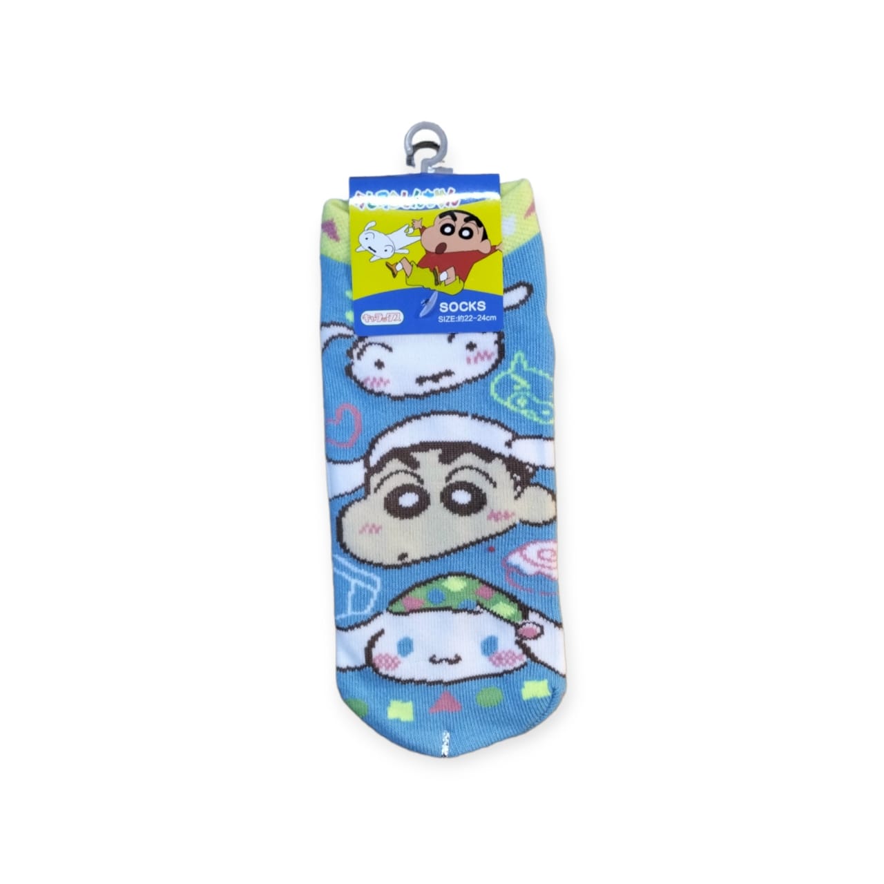Shin-chan and Cinnamoroll Socks