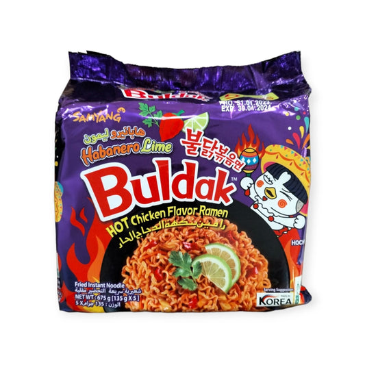 Samyang Buldak Habanero Lime 135g x 5pieces