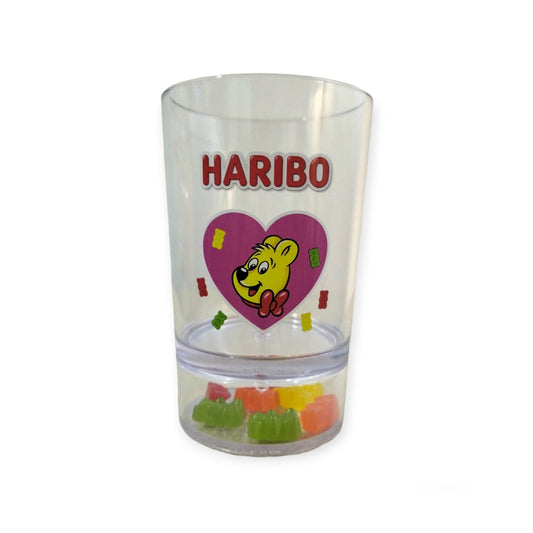 HARIBO Gold Bear Transparent Cup (Pink)