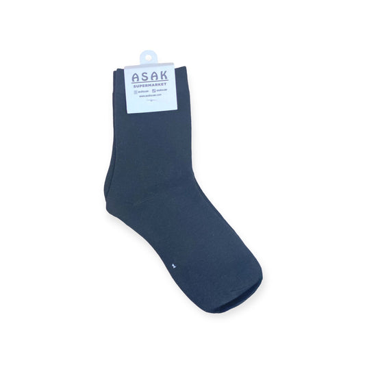 Plain Black Socks