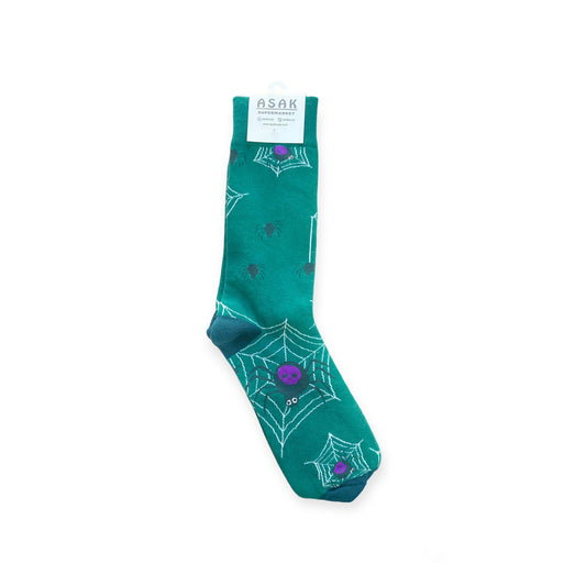 Green Spider Socks