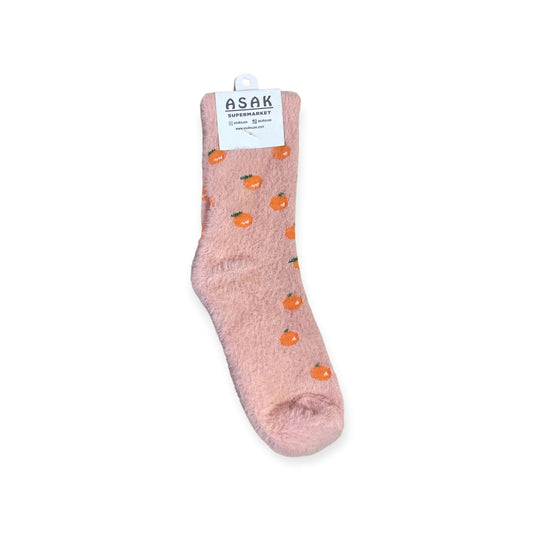 Orange Winter Socks