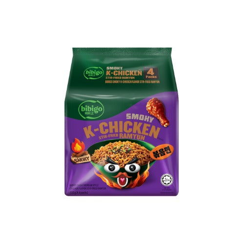 Bibigo Ramyun Smoky K-Chicken Flavor 4 PIECES