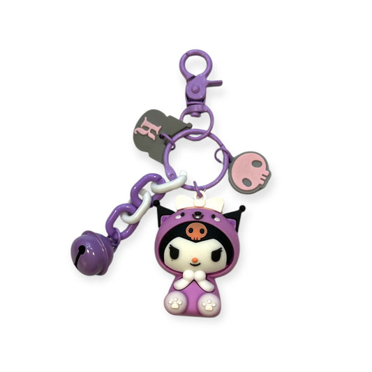SANRIO BELL KEYRING- KUROMI