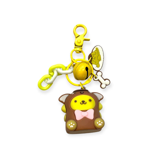 SANRIO BELL KEYRING- POMPOMPURIN