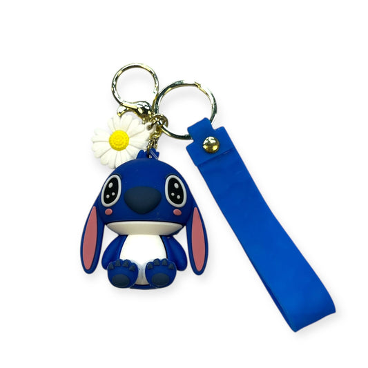 STITCH BP KEYRING- BLUE