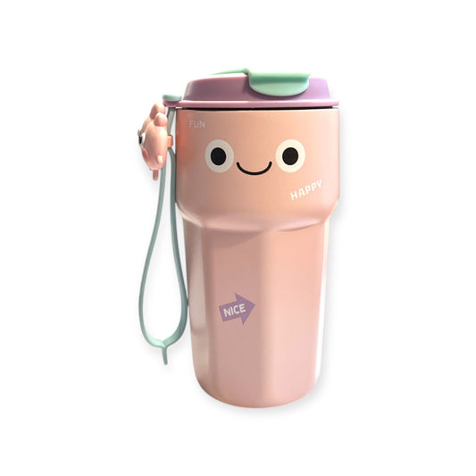CUTE THERMAL THUMBLER- PINK
