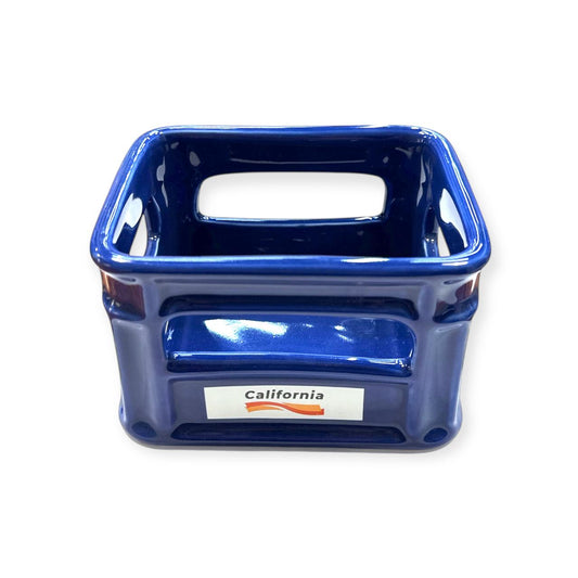 CERAMIC SNACK ORGANIZER- BLUE
