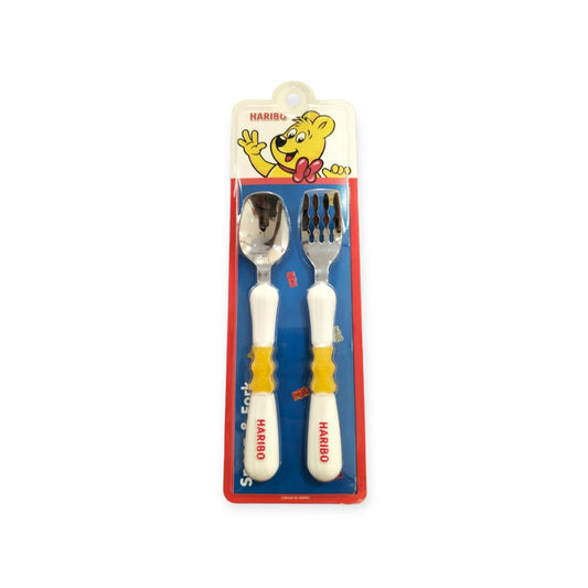 Haribo Yellow Goldberen Spoon & Fork Set