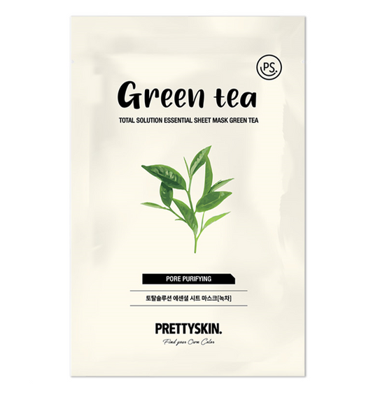 Total Solution Essential Sheet Mask - Green Tea 23g