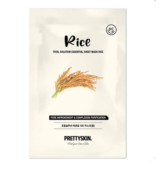 Total Solution Essential Sheet Mask - Rice 23g
