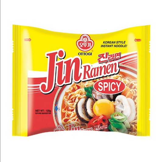Ottogi Jin Ramen Spicy 120g (6663995949242)