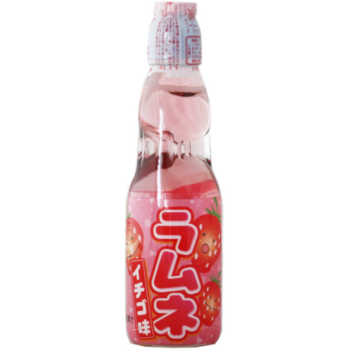 Hatakosen Strawberry Ramune Soda 200ml (6755757326522)